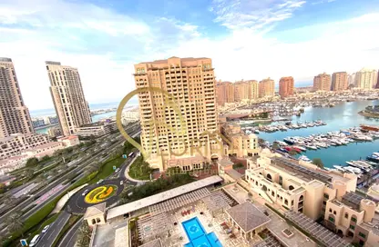 Apartment - 1 Bedroom - 2 Bathrooms for sale in East Porto Drive - Porto Arabia - The Pearl Island - Doha
