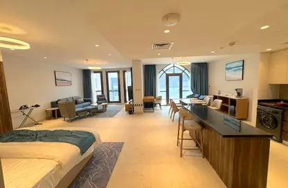 شقة - 1 حمام للايجار في البلاج الجنوبي - البلاج - جزيرة اللؤلؤة - الدوحة