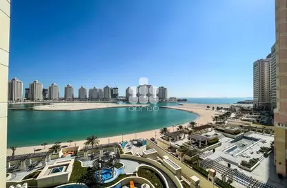 Water View image for: Apartment - 1 Bedroom - 2 Bathrooms for rent in Tower 6 - Viva Bahriyah - The Pearl Island - Doha, Image 1