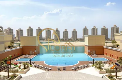 Apartment - 1 Bedroom - 2 Bathrooms for rent in Viva East - Viva Bahriyah - The Pearl Island - Doha