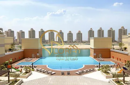 Apartment - 1 Bedroom - 2 Bathrooms for rent in Viva East - Viva Bahriyah - The Pearl Island - Doha
