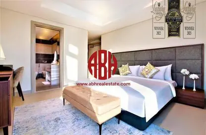 شقة - 2 غرف نوم - 3 حمامات للايجار في ابراج باي - منطقة الأبراج - جزيرة اللؤلؤة - الدوحة