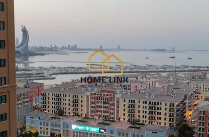 شقة - غرفة نوم - 2 حمامات للايجار في طريق بورتو الشرقي - بورتو أرابيا - جزيرة اللؤلؤة - الدوحة