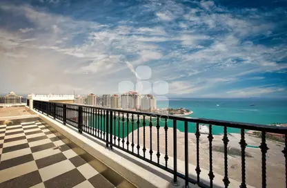 Penthouse - 4 Bedrooms - 5 Bathrooms for rent in Tower 2 - Viva Bahriyah - The Pearl Island - Doha