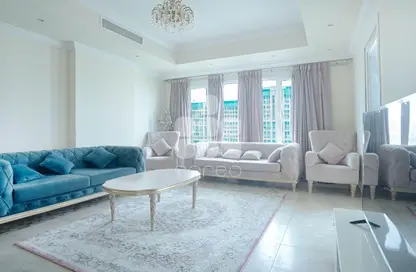 شقة - 2 غرف نوم - 3 حمامات للايجار في 9 تاور - بورتو أرابيا - جزيرة اللؤلؤة - الدوحة