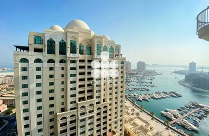 Water View image for: Apartment - 2 Bedrooms - 3 Bathrooms for rent in Tower 19 - Porto Arabia - The Pearl Island - Doha, Image 1