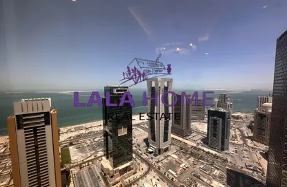 شقة - 2 غرف نوم - 3 حمامات للايجار في برج وست باي - الخليج الجنوبي - الخليج الغربي - الدوحة