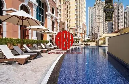 Apartment - 1 Bedroom - 2 Bathrooms for rent in Viva East - Viva Bahriyah - The Pearl Island - Doha