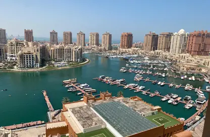 شقة - 1 حمام للايجار في اجنحة بلال بيرل - فيفا بحرية - جزيرة اللؤلؤة - الدوحة