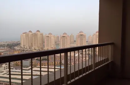 Balcony image for: Apartment - 2 Bedrooms - 4 Bathrooms for sale in West Porto Drive - Porto Arabia - The Pearl Island - Doha, Image 1
