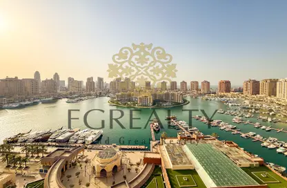 Apartment - 2 Bedrooms - 2 Bathrooms for rent in East Porto Drive - Porto Arabia - The Pearl Island - Doha