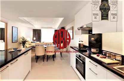 Apartment - 1 Bedroom - 2 Bathrooms for rent in Abraj Bay - Abraj Quartiers - The Pearl Island - Doha