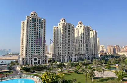 شقة - 2 غرف نوم - 3 حمامات للايجار في برج مارينا 27 - منطقة المارينا - الوسيل