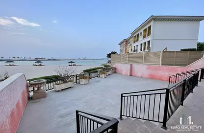 Terrace image for: Townhouse - 3 Bedrooms - 5 Bathrooms for rent in Venezia - Qanat Quartier - The Pearl Island - Doha, Image 1