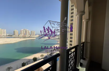 شقة - غرفة نوم - 2 حمامات للايجار في فيفا سنترال - فيفا بحرية - جزيرة اللؤلؤة - الدوحة