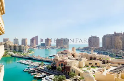 Apartment - 2 Bedrooms - 3 Bathrooms for sale in Tower 8 - Porto Arabia - The Pearl Island - Doha