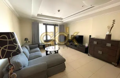 شقة - غرفة نوم - 2 حمامات للايجار في طريق بورتو الشرقي - بورتو أرابيا - جزيرة اللؤلؤة - الدوحة