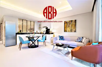 Apartment - 1 Bedroom - 1 Bathroom for rent in Abraj Bay - Abraj Quartiers - The Pearl Island - Doha