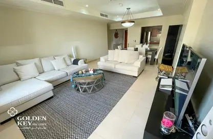 Apartment - 1 Bedroom - 2 Bathrooms for rent in East Porto Drive - Porto Arabia - The Pearl Island - Doha