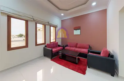 Living Room image for: Apartment - 3 Bedrooms - 3 Bathrooms for rent in Al Thumama - Al Thumama - Doha, Image 1