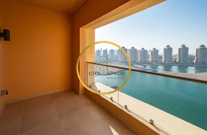 Apartment - 1 Bathroom for rent in Al Mutahidah Tower - Viva Bahriyah - The Pearl Island - Doha
