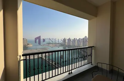 Apartment - 1 Bedroom - 2 Bathrooms for rent in Viva West - Viva Bahriyah - The Pearl Island - Doha