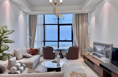 Apartment - 2 Bedrooms - 3 Bathrooms for rent in Marina Tower 21 - Marina District - Lusail Apartment - 2 Bedrooms - 3 Bathrooms for rent in Marina Tower 21 - Marina District - Lusail