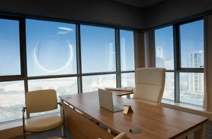Office Space - Studio - 1 Bathroom for rent in Lusail Residence - Marina District - Lusail