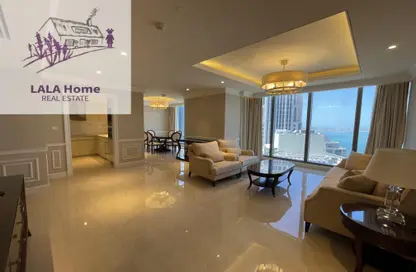 Apartment - 2 Bedrooms - 3 Bathrooms for rent in West Bay Tower - West Bay - West Bay - Doha