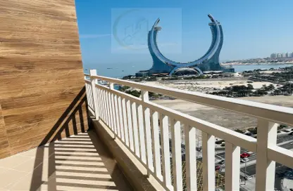 شقة - غرفة نوم - 2 حمامات للايجار في برج داماك مارينا - منطقة المارينا - الوسيل