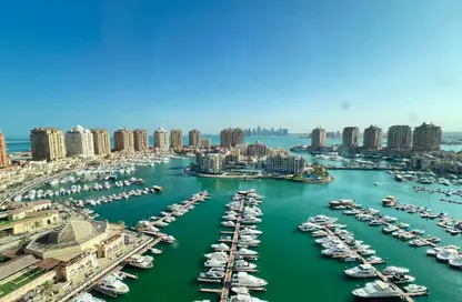 Apartment - Studio - 1 Bathroom for rent in East Porto Drive - Porto Arabia - The Pearl Island - Doha
