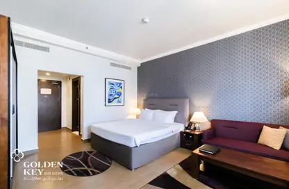 صورة لـ غرفة- غرفة النوم شقة - 1 حمام للايجار في برج وست باي - الخليج الجنوبي - الخليج الغربي - الدوحة ، صورة رقم 1
