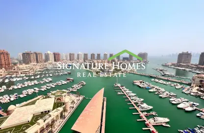 شقة - 3 غرف نوم - 4 حمامات للايجار في طريق بورتو الشرقي - بورتو أرابيا - جزيرة اللؤلؤة - الدوحة