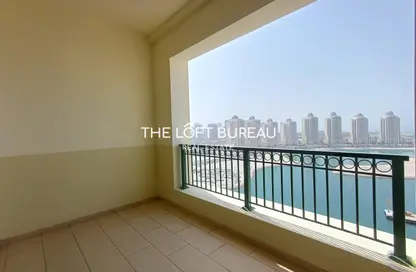 Apartment - 3 Bedrooms - 3 Bathrooms for rent in Viva West - Viva Bahriyah - The Pearl Island - Doha