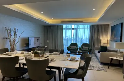 Apartment - 2 Bedrooms - 3 Bathrooms for rent in Abraj Bay - Abraj Quartiers - The Pearl Island - Doha