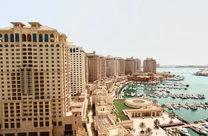 Apartment - 2 Bedrooms - 2 Bathrooms for rent in West Porto Drive - Porto Arabia - The Pearl Island - Doha