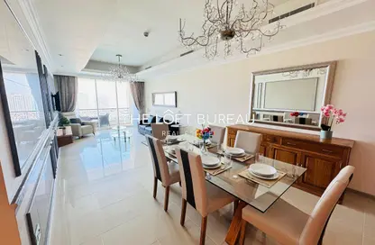 Apartment - 3 Bedrooms - 4 Bathrooms for rent in Viva West - Viva Bahriyah - The Pearl Island - Doha