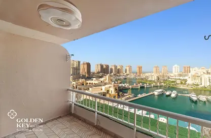 Apartment - 2 Bedrooms - 3 Bathrooms for sale in East Porto Drive - Porto Arabia - The Pearl Island - Doha