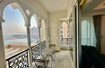 Apartment - 2 Bedrooms - 2 Bathrooms for rent in Viva West - Viva Bahriyah - The Pearl Island - Doha