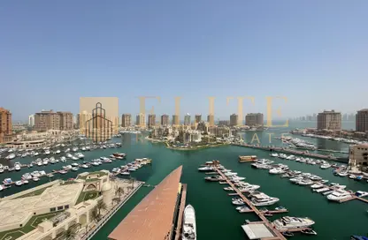 Apartment - 3 Bedrooms - 5 Bathrooms for rent in West Porto Drive - Porto Arabia - The Pearl Island - Doha