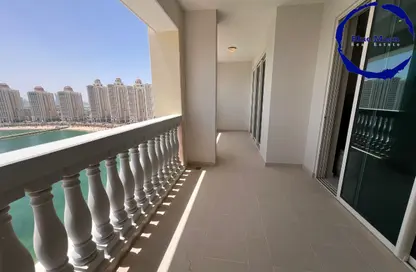 Apartment - 2 Bedrooms - 2 Bathrooms for rent in Viva West - Viva Bahriyah - The Pearl Island - Doha