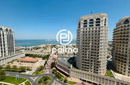Apartment - 2 Bedrooms - 2 Bathrooms for rent in Viva West - Viva Bahriyah - The Pearl Island - Doha