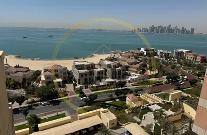 Apartment - 1 Bedroom - 3 Bathrooms for rent in Al Mutahidah Tower - Viva Bahriyah - The Pearl Island - Doha
