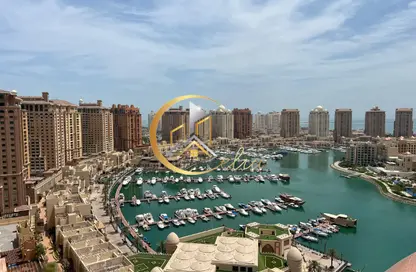 شقة - 2 غرف نوم - 3 حمامات للايجار في برج 4 - بورتو أرابيا - جزيرة اللؤلؤة - الدوحة