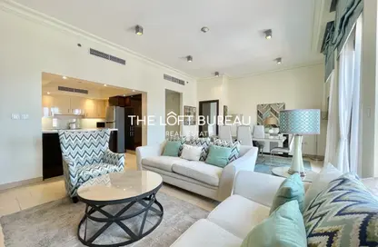 Apartment - 2 Bedrooms - 3 Bathrooms for rent in Nobili - Qanat Quartier - The Pearl Island - Doha