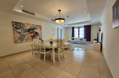 Apartment - 1 Bedroom - 2 Bathrooms for rent in East Porto Drive - Porto Arabia - The Pearl Island - Doha