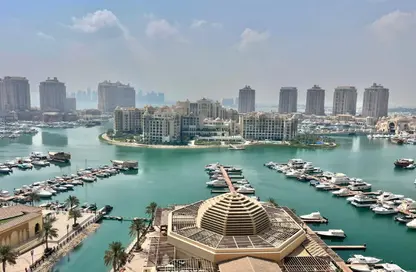 شقة - 3 غرف نوم - 4 حمامات للبيع في طريق بورتو الشرقي - بورتو أرابيا - جزيرة اللؤلؤة - الدوحة