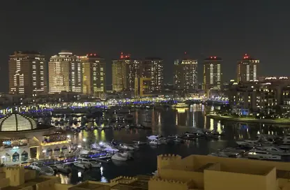 Apartment - 1 Bedroom - 2 Bathrooms for rent in West Porto Drive - Porto Arabia - The Pearl Island - Doha