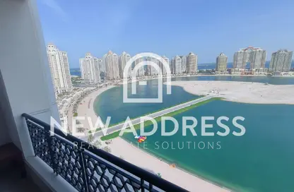 Apartment - 1 Bedroom - 2 Bathrooms for rent in Viva West - Viva Bahriyah - The Pearl Island - Doha