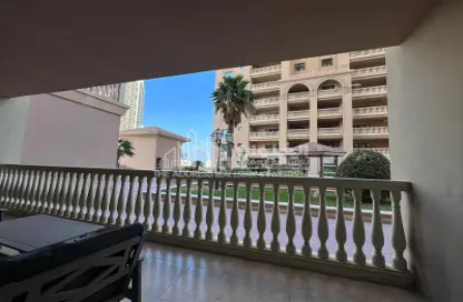 Balcony image for: Apartment - 1 Bedroom - 2 Bathrooms for sale in Sabban Towers - Porto Arabia - The Pearl Island - Doha, Image 1